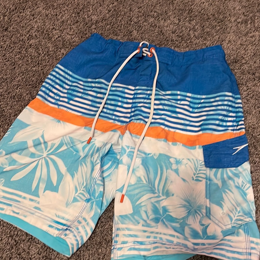 Tropical Swim Trunks